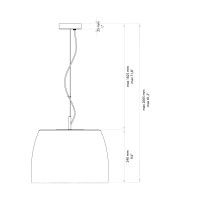 Astro Lighting Nimis 350 Lampada da Sospensione a LED