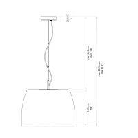 Astro Lighting Nimis 350 Lampada da Sospensione a LED