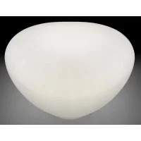 Oluce Pill-Low Bianco Lampada Cuscino da Terra per Esterno a
