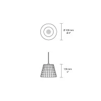 iGuzzini Sirolo Pendant S LED Acrylic Suspension Lamp by Pio &