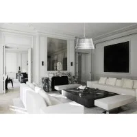 iGuzzini Sirolo Pendant L LED Acrylic Suspension Lamp by Pio &