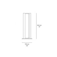 Ideal Lux Subway TL1 Lampada da Tavolo a LED Rettangolare