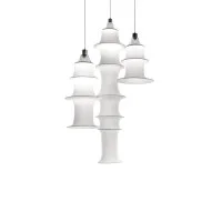 Artemide Falkland 165 LED Suspension Lamp in Filanca for Indoor