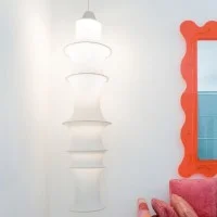 Artemide Falkland 165 LED Suspension Lamp in Filanca for Indoor
