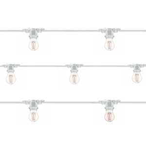 Lampo White String Light 11 bulbs LED E27 12.5 meter IP65