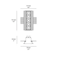Ideal Lux Lika Trimless Rectangular Recessed Ceiling Led Module Ideal Lux Lika Trimless Rectangular Recessed Ceiling Led Module
