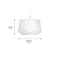 Louis Poulsen Collage Suspension Lamp with Three White Screens