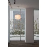 Louis Poulsen Collage Suspension Lamp with Three White Screens