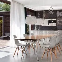 Louis Poulsen Collage Suspension Lamp with Three White Screens
