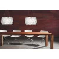 Louis Poulsen Collage Suspension Lamp with Three White Screens