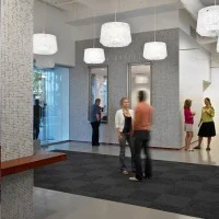 Louis Poulsen Collage Suspension Lamp with Three White Screens
