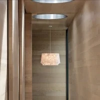 Louis Poulsen Collage Suspension Lamp with Three White Screens