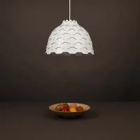 Louis Poulsen LC Shutters Suspension Lamp with White Anti-glare
