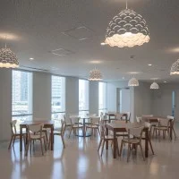 Louis Poulsen LC Shutters Suspension Lamp with White Anti-glare