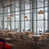 Louis Poulsen LC Shutters Suspension Lamp with White Anti-glare