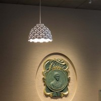 Louis Poulsen LC Shutters Suspension Lamp with White Anti-glare