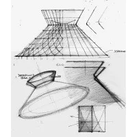 Lodes Sugegasa LED Suspension Ceiling Lamp Clear Clear Azure