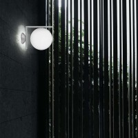 Flos IC C / W1 Outdoor Wall or Ceiling Lamp in Glass for