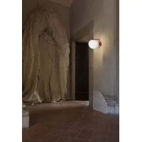 Flos IC C/W2 Outdoor Wall or Ceiling Lamp in Glass for Outdoor