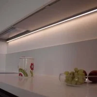 New Lamp Profilo Angolare 21x21mm Alluminio 2.5 mt Diffusore