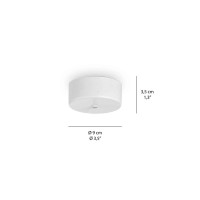 Ideal Lux Rosone Magnetico 1 Luce Tondo per Lampade a