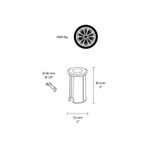Beneito Faure Optic Walkable Recessed Ground LED Spotlight for