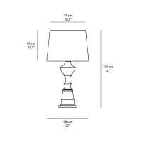 Barovier & Toso Samurai Limited Edition Table Lamp in Venetian