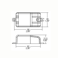 TCI Alimentatore LED 110-240V BULL/U 8W 350mA In Corrente