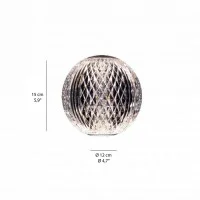 Illuminati Lighting Diamante Lumetto a 1 Luce Lampada da Tavolo