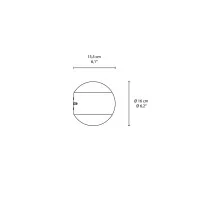Sovil World LED Lampada da Parete Applique a Biemissione in