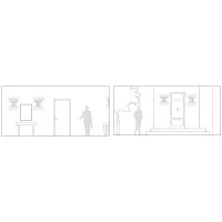 Sovil Wanda LED Wall Lamp Applique Biemission in Aluminum for