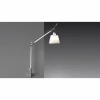 Artemide Tolomeo Tilting Diffuser D.180mm Wall Lamp Parchment