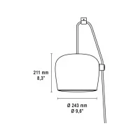 Flos AIM x 3 Light Points LED Suspension Pendant Lamp White