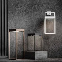 Logica Diogene Hybrid L Antracite Lanterna LED da Tavolo