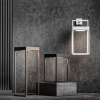 Logica Diogene Hybrid L Antracite Lanterna LED da Tavolo