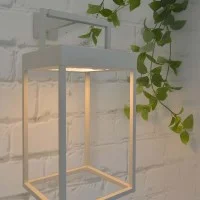 Logica Diogene Hybrid L Antracite Lanterna LED da Tavolo
