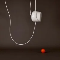 Flos AIM LED Single Suspension Ceiling Lamp Design by Bouroullec