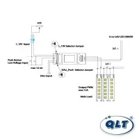 QLT Dimmable Interface DALI / 1-10V 12-24V 144-288W Dimmable