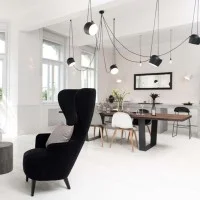Flos AIM x5 Punti Luce LED Lampada Sospensione Soffitto