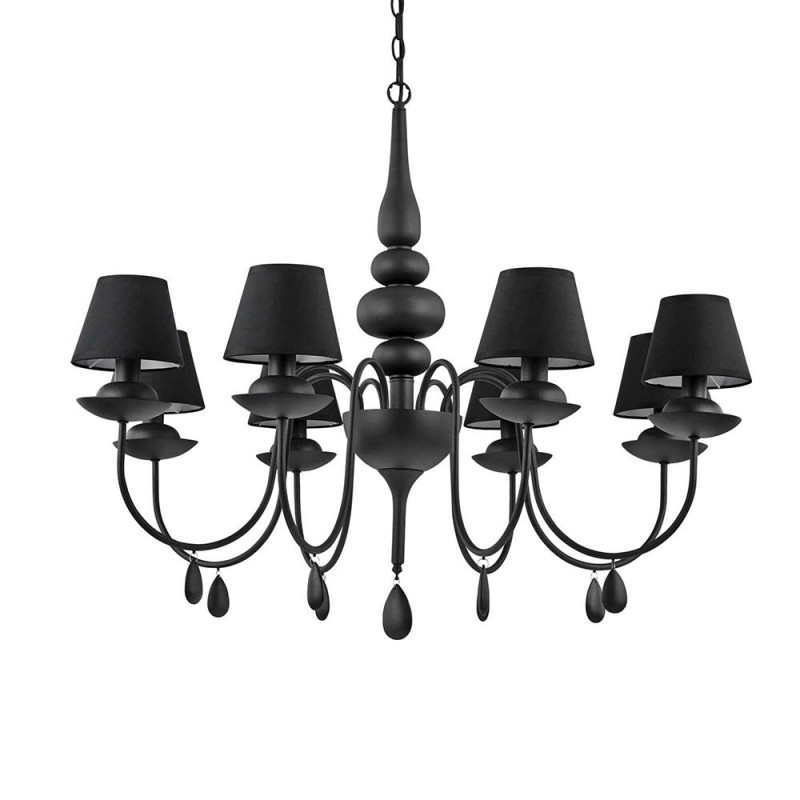 Ideal Lux Blanche SP8 Lampadario da Sospensione a 8 Luci da Ideal Lux Blanche SP8 Lampadario da Sospensione a 8 Luci da