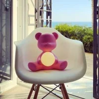 Qeeboo Teddy Girl Rechargeable LED Table Lamp By Stefano Qeeboo Teddy Girl Rechargeable LED Table Lamp By Stefano