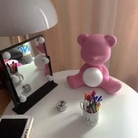 Qeeboo Teddy Girl Rechargeable LED Table Lamp By Stefano Qeeboo Teddy Girl Rechargeable LED Table Lamp By Stefano