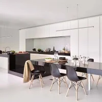 Flos Super Line Down LED Suspension Lamp with Direct Light for