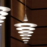 Louis Poulsen Enigma 825 LED Suspension Ceiling Lamp with Louis Poulsen Enigma 825 LED Suspension Ceiling Lamp with