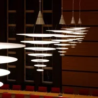 Louis Poulsen Enigma 825 LED Suspension Ceiling Lamp with Louis Poulsen Enigma 825 LED Suspension Ceiling Lamp with