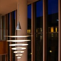 Louis Poulsen Enigma 825 LED Suspension Ceiling Lamp with Louis Poulsen Enigma 825 LED Suspension Ceiling Lamp with