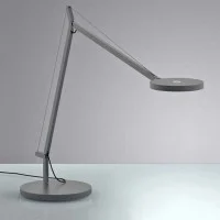 Artemide Demetra LED Table Lamp Dimmable Gray Anthracite By