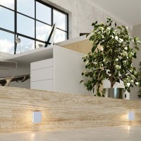 Beneito Faure Steps 4W Recessed Wall Biemission LED Step Light