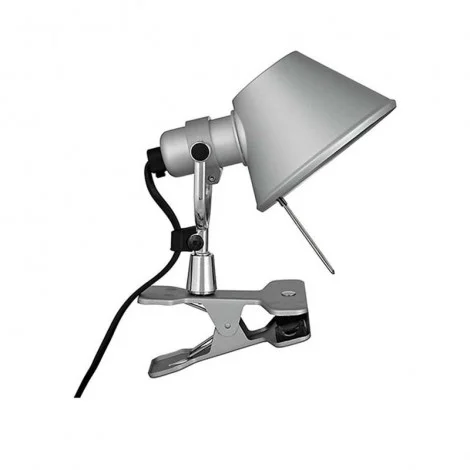 Artemide Tolomeo Pinza LED Alluminio Lampada da Tavolo Parete