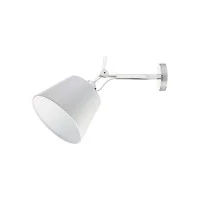 Artemide Tolomeo Parete Wall Adjustable Diffuser 18 in Silk